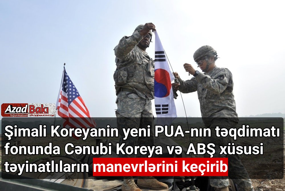 Cənubi Koreya və ABŞ xüsusi təyinatlıların manevrlərini keçirib