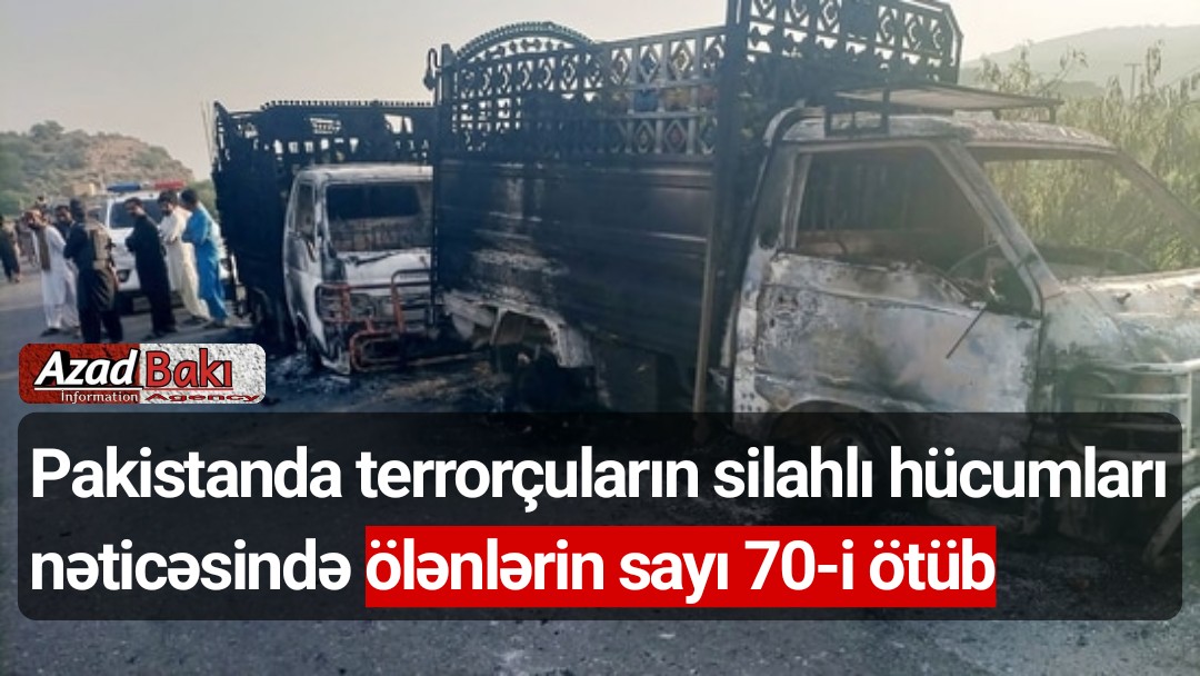 Pakistanda terrorçuların silahlı hücumları nəticəsində ölənlərin sayı 70-i ötüb